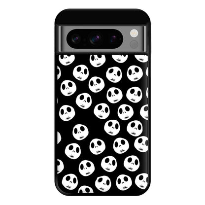 Jack Skellington Pattern - TNBC Phone Case for Google Pixel 8 Pro