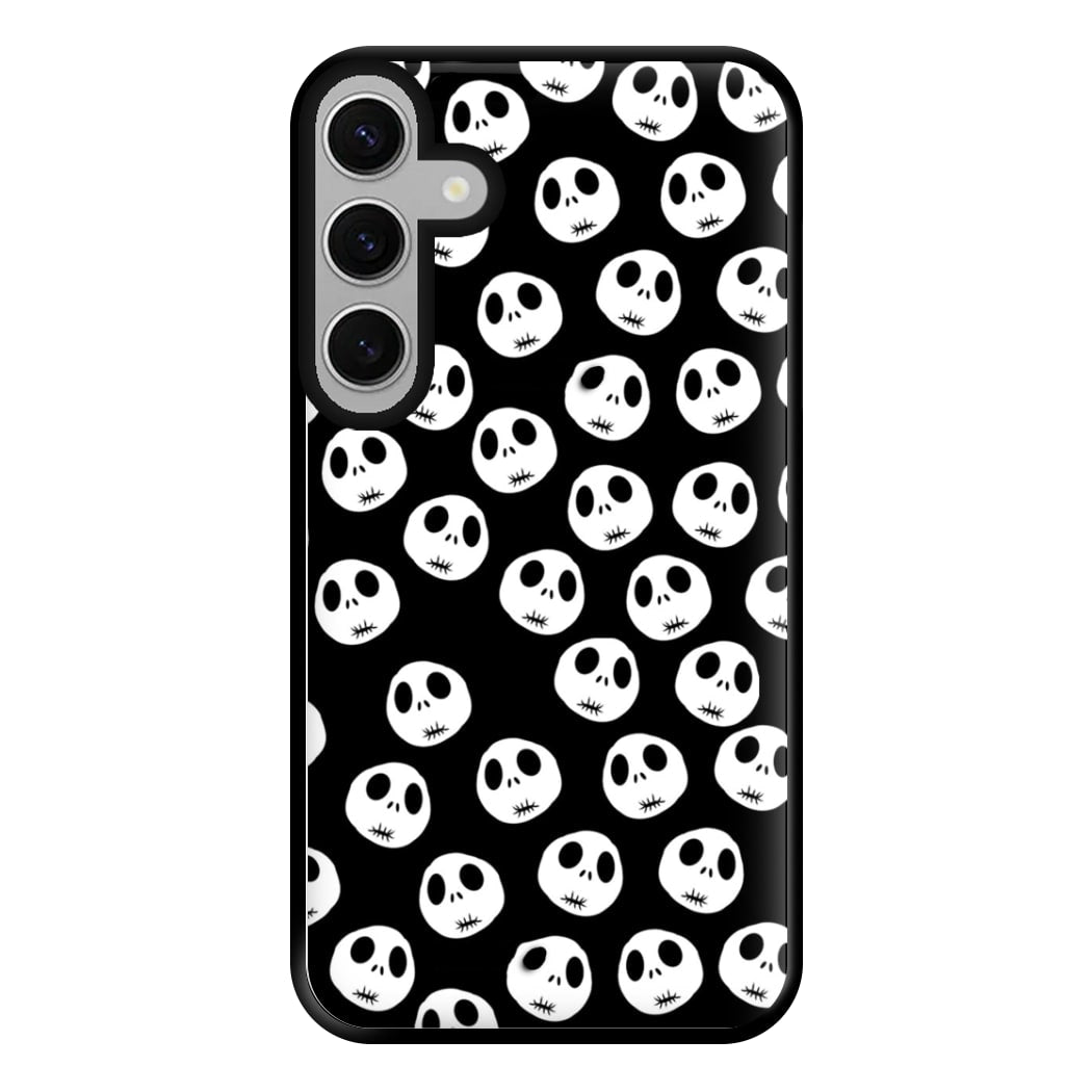 Jack Skellington Pattern - TNBC Phone Case for Galaxy S24FE