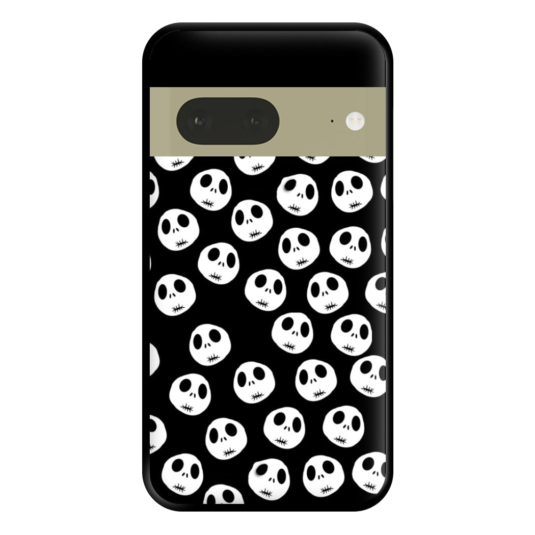 Jack Skellington Pattern - TNBC Phone Case for Google Pixel 7a