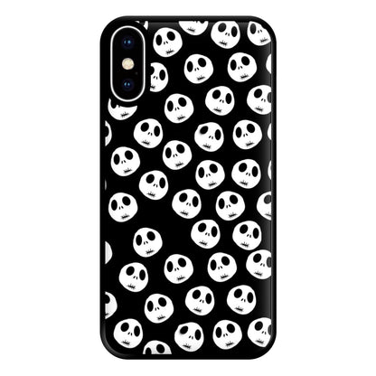 Jack Skellington Pattern - TNBC Phone Case for iPhone XS Max