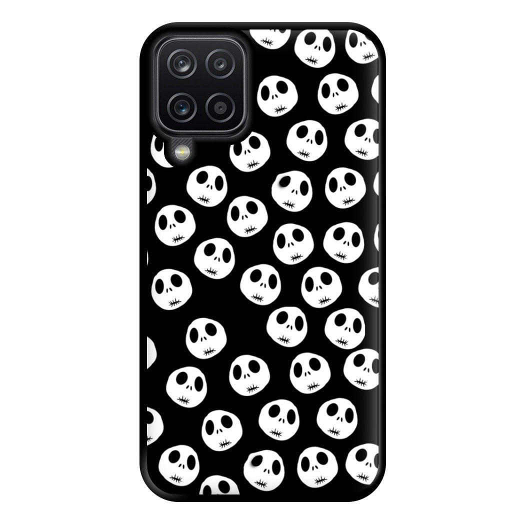 Jack Skellington Pattern - TNBC Phone Case for Galaxy A12