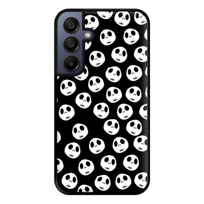 Jack Skellington Pattern - TNBC Phone Case for Galaxy A15