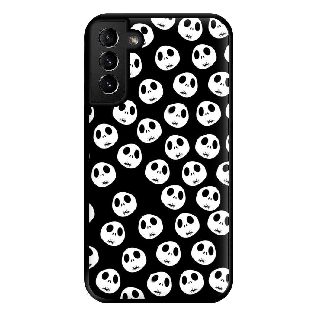 Jack Skellington Pattern - TNBC Phone Case for Galaxy S21 Plus