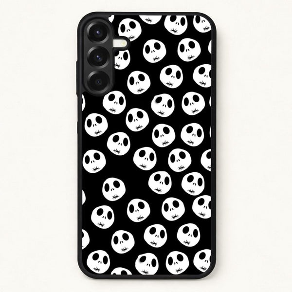 Jack Skellington Pattern - TNBC Phone Case for Galaxy A57