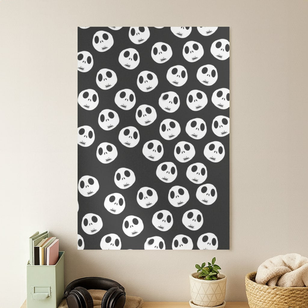Jack Skellington Pattern - TNBC Poster
