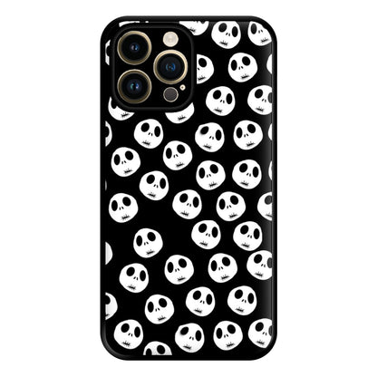 Jack Skellington Pattern - TNBC Phone Case for iPhone 14 Pro Max