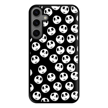 Jack Skellington Pattern - TNBC Phone Case for Galaxy S23FE