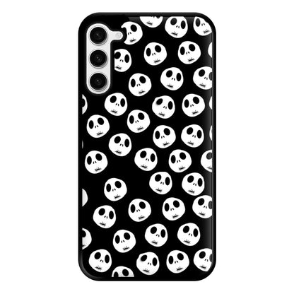 Jack Skellington Pattern - TNBC Phone Case for Galaxy S23 Plus