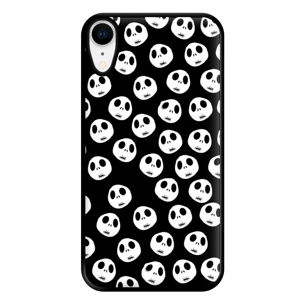 Jack Skellington Pattern - TNBC Phone Case for iPhone XR