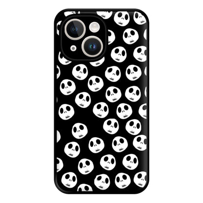 Jack Skellington Pattern - TNBC Phone Case for iPhone 14 Plus