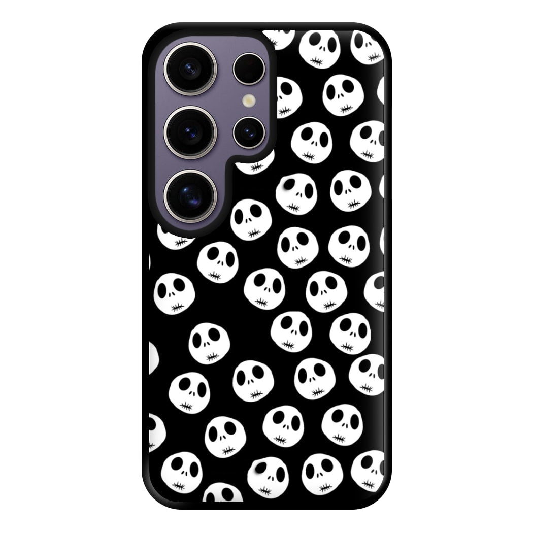 Jack Skellington Pattern - TNBC Phone Case for Galaxy S25 Ultra