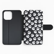 Jack Skellington Pattern - TNBC Flip / Wallet Phone Case 2