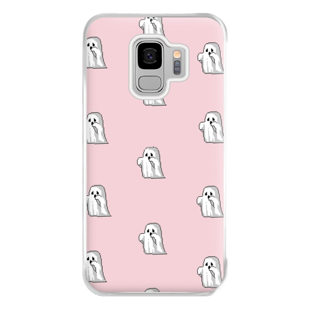 Pastel Pixel Ghost Halloween Phone Case for Galaxy S9 Plus