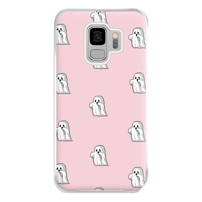 Pastel Pixel Ghost Halloween Phone Case for Galaxy S9 Plus