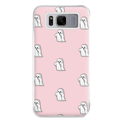 Pastel Pixel Ghost Halloween Phone Case for Galaxy S8 Plus