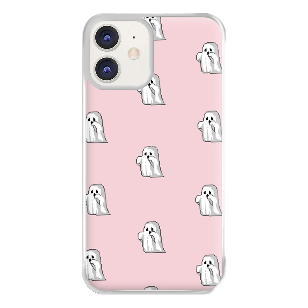 Pastel Pixel Ghost Halloween Phone Case for iPhone 11