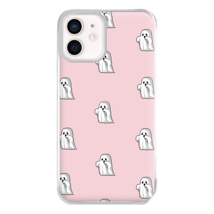 Pastel Pixel Ghost Halloween Phone Case for iPhone 12 Mini