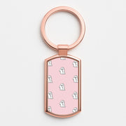 Pastel Pixel Ghost Halloween Luxury Keyring 4