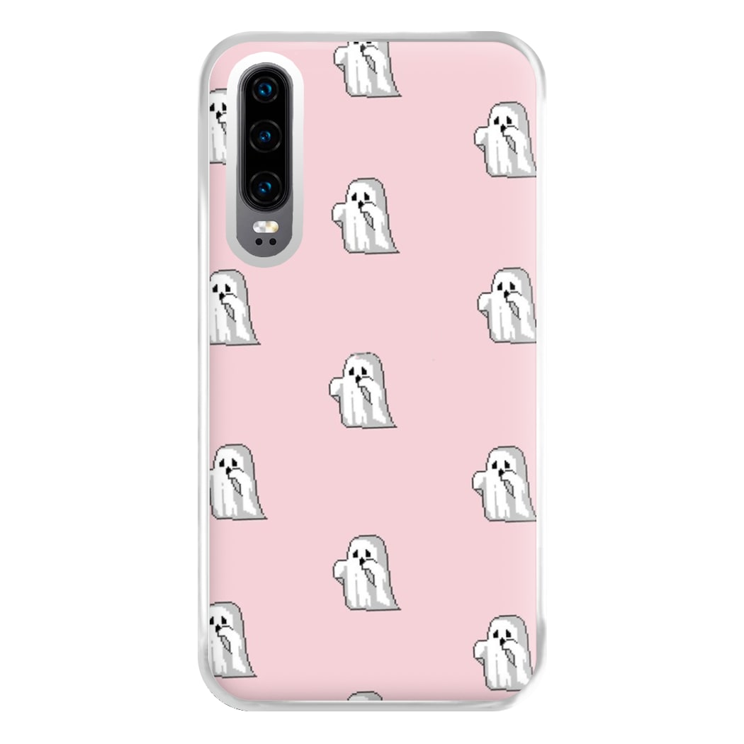 Pastel Pixel Ghost Halloween Phone Case for Huawei P30