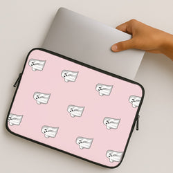 Pastel Pixel Ghost Halloween MacBook Case