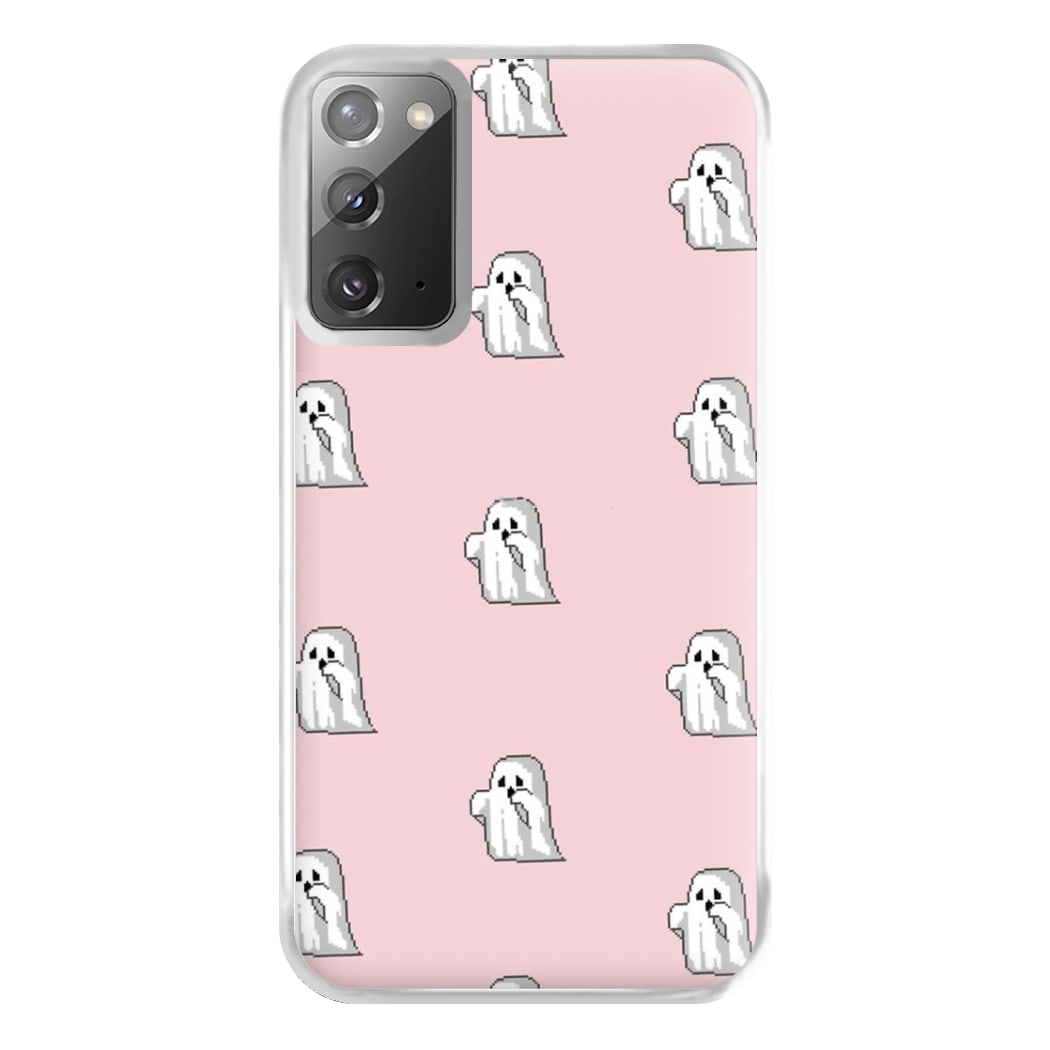 Pastel Pixel Ghost Halloween Phone Case for Galaxy Note 20 Ultra