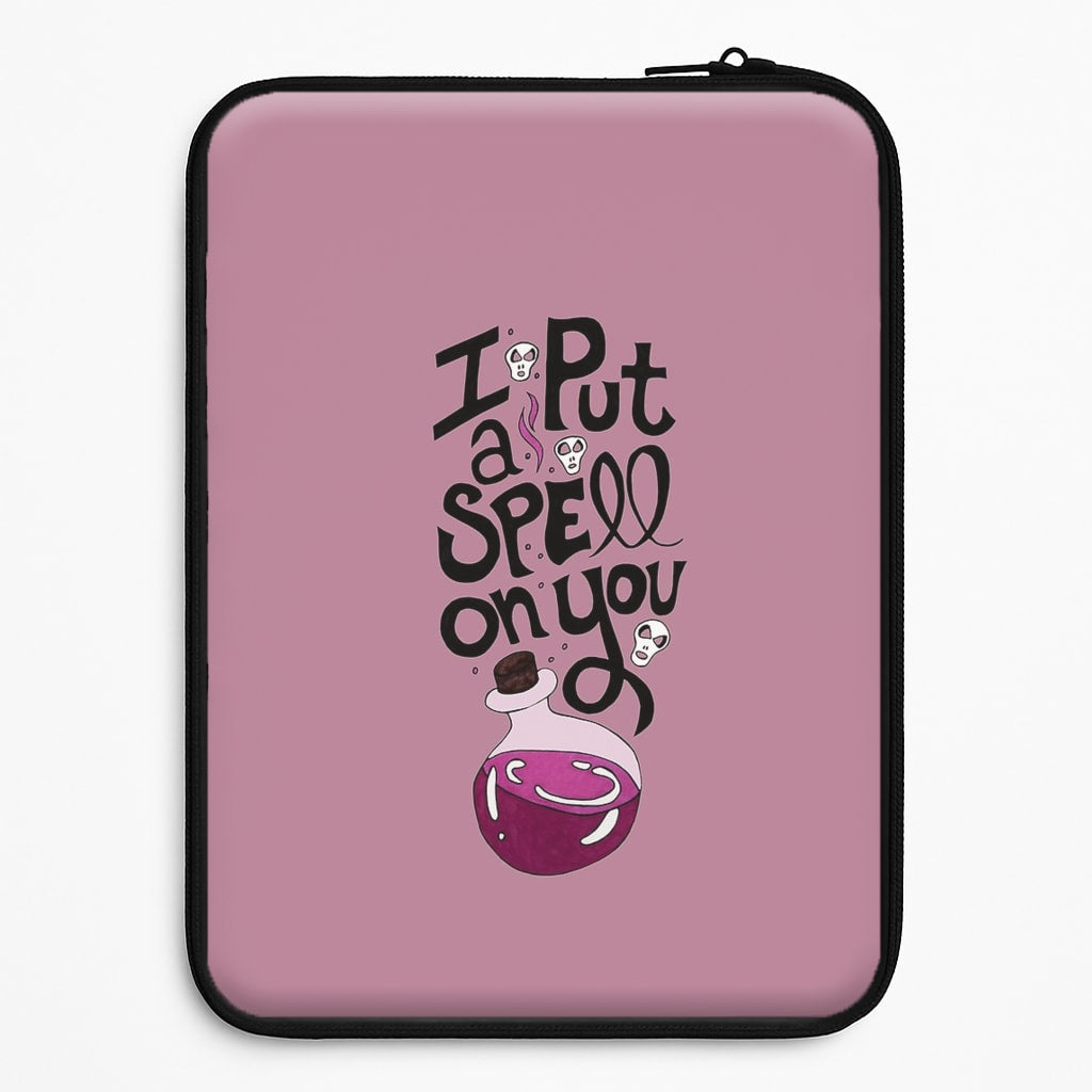 I Put A Spell On You - Hocus Halloween Laptop Sleeve