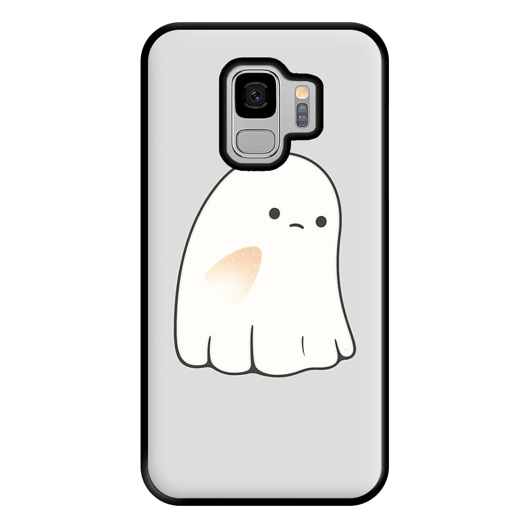 Sad Ghost Halloween Phone Case for Galaxy S9 Plus