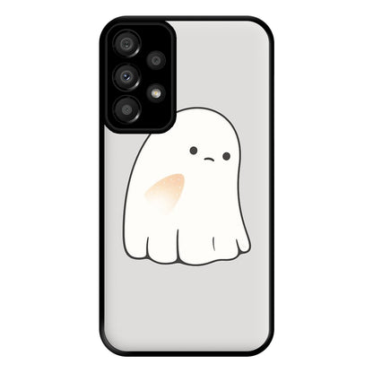 Sad Ghost Halloween Phone Case for Galaxy A33