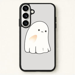 Sad Ghost Halloween Phone Case for Galaxy S26