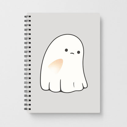 Sad Ghost Halloween Notebook - Fun Cases