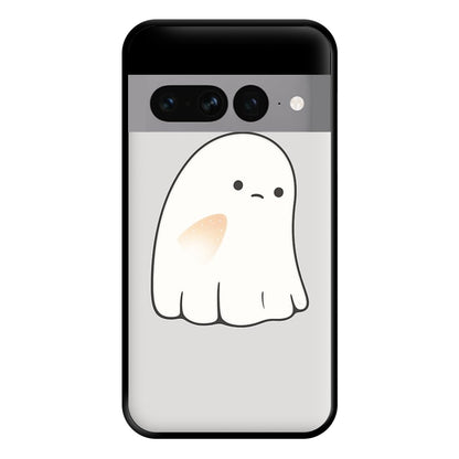 Sad Ghost Halloween Phone Case for Google Pixel 7 Pro