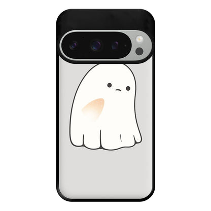 Sad Ghost Halloween Phone Case for Google Pixel 9 Pro XL