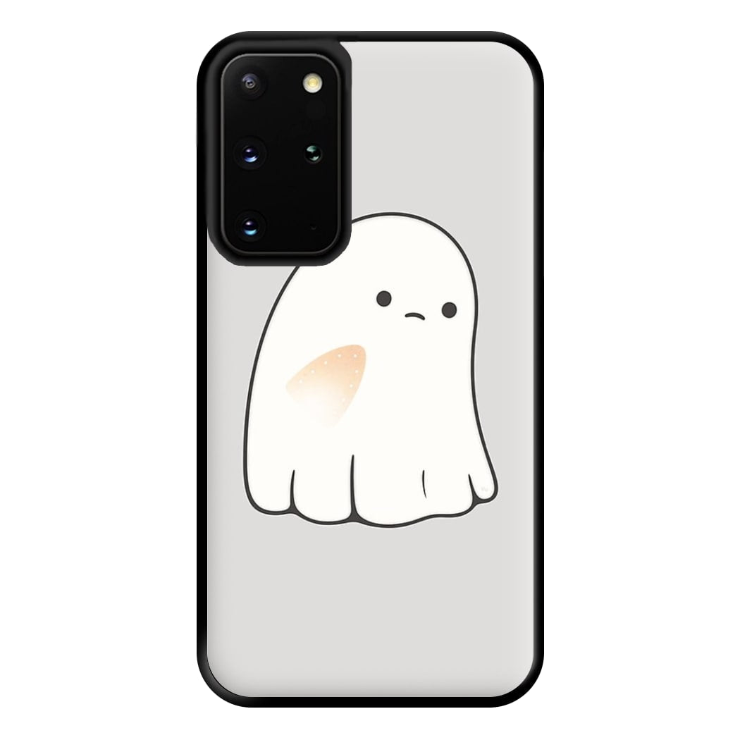 Sad Ghost Halloween Phone Case for Galaxy S20 Plus