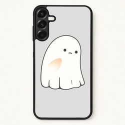 Sad Ghost Halloween Phone Case for Galaxy A17