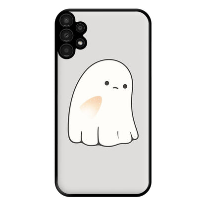 Sad Ghost Halloween Phone Case for Galaxy A13