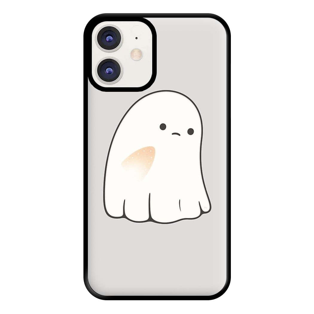 Sad Ghost Halloween Phone Case for iPhone 11