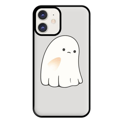 Sad Ghost Halloween Phone Case for iPhone 12 / 12 Pro