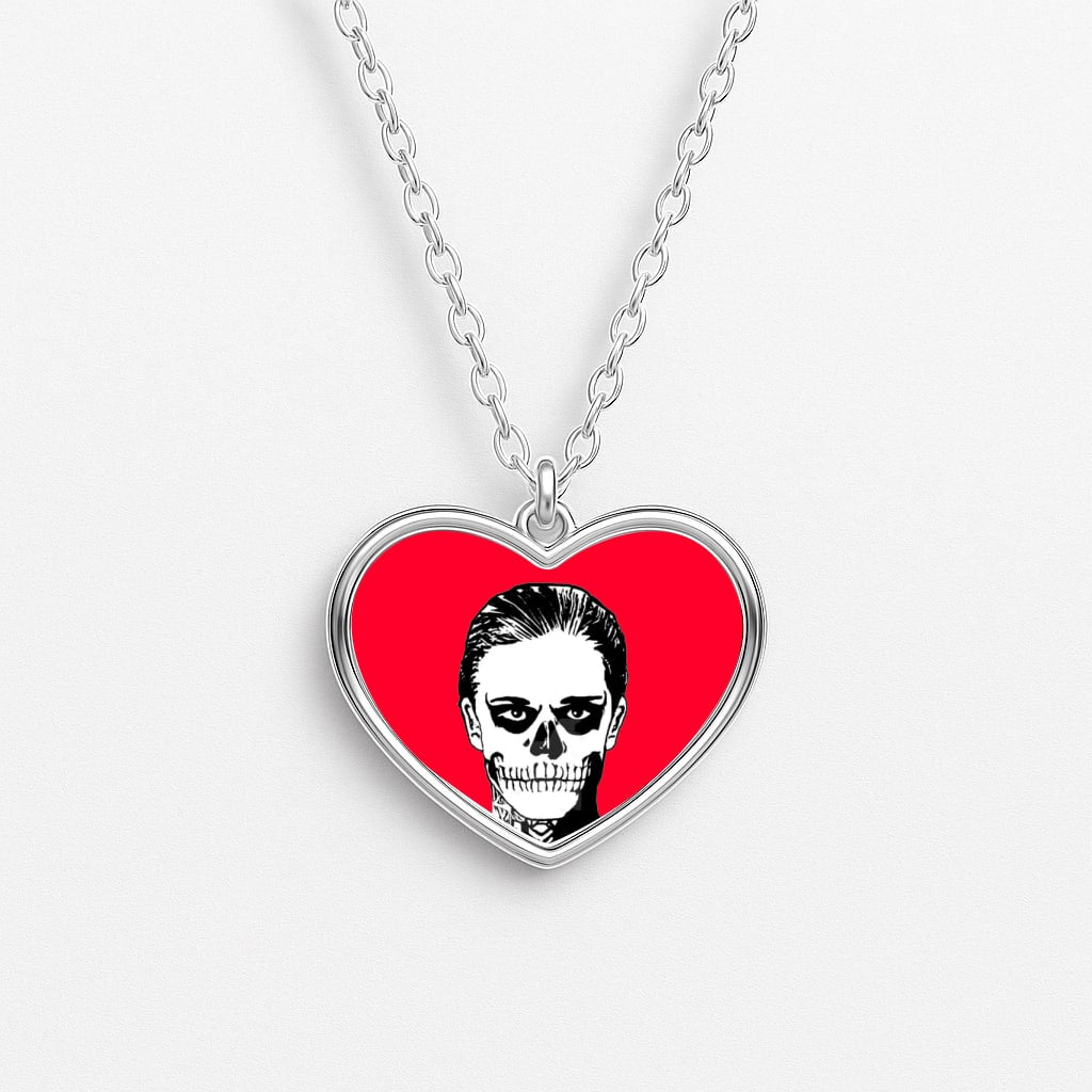 Normal People Scare Me - American Horror Story Heart Necklace