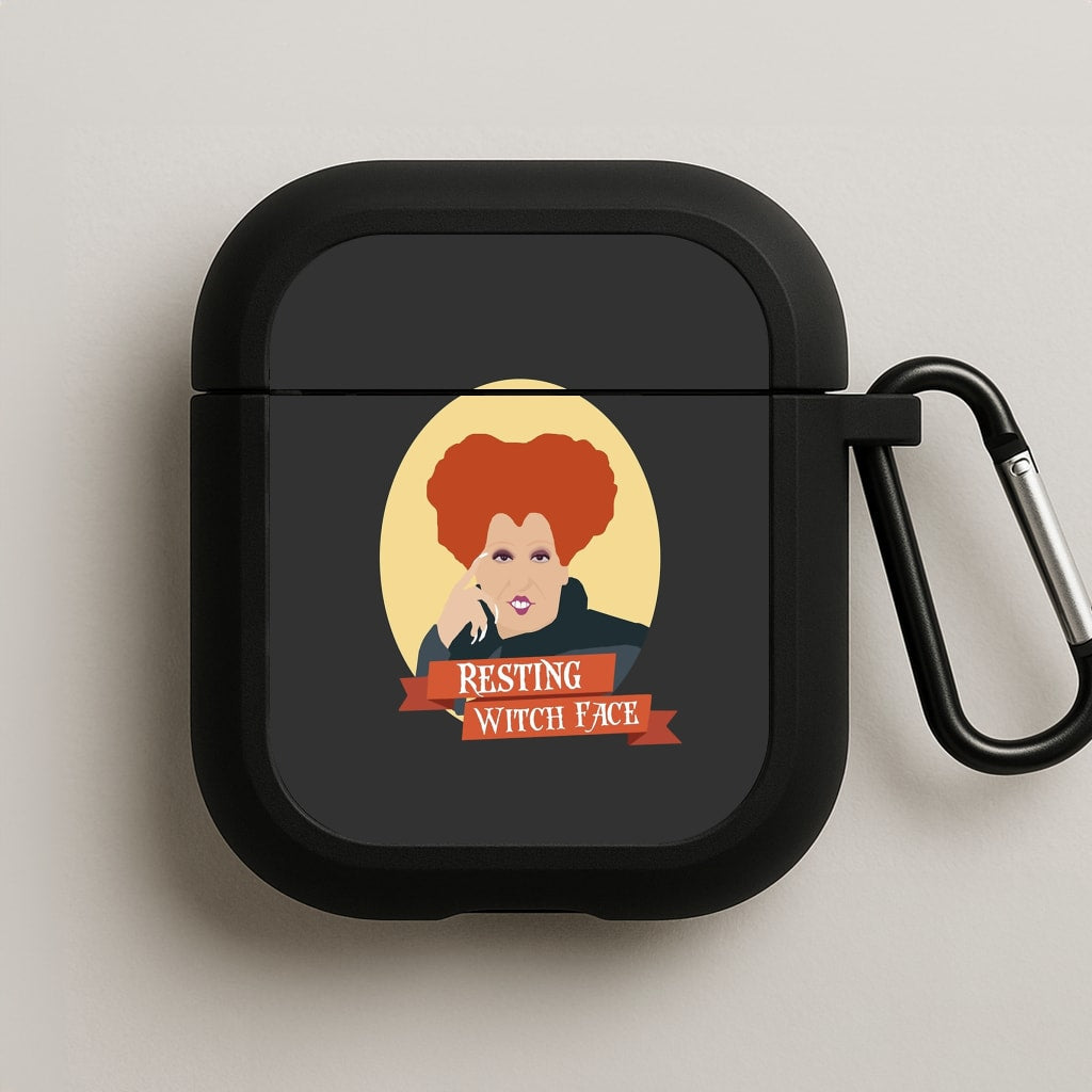 Resting Witch Face - Hocus Halloween AirPods Case