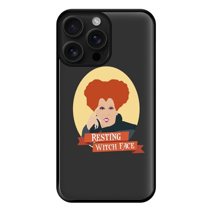 Resting Witch Face - Hocus Halloween Phone Case for iPhone 16 Pro Max