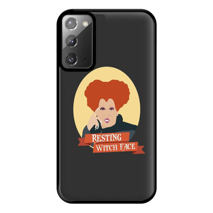 Resting Witch Face - Hocus Halloween Phone Case for Galaxy Note 20 Ultra