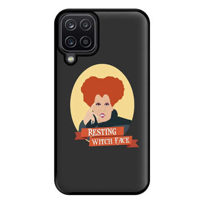 Resting Witch Face - Hocus Halloween Phone Case for Galaxy A12