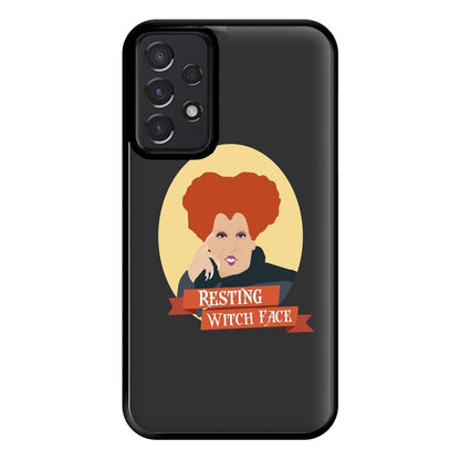 Resting Witch Face - Hocus Halloween Phone Case for Galaxy A52 / A52s