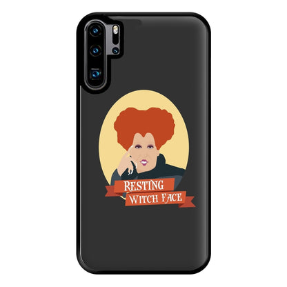 Resting Witch Face - Hocus Halloween Phone Case for Huawei P30 Pro