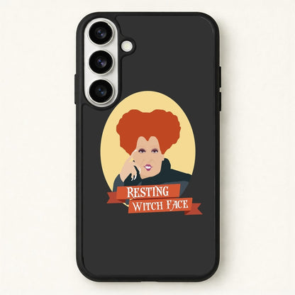 Resting Witch Face - Hocus Halloween Phone Case for Galaxy S26