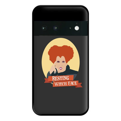 Resting Witch Face - Hocus Halloween Phone Case for Google Pixel 6a