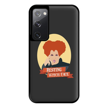 Resting Witch Face - Hocus Halloween Phone Case for Galaxy S20FE