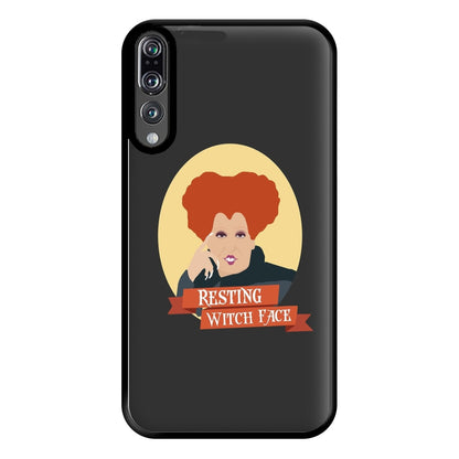 Resting Witch Face - Hocus Halloween Phone Case for Huawei P20 Pro