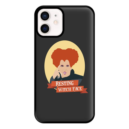 Resting Witch Face - Hocus Halloween Phone Case for iPhone 12 Mini