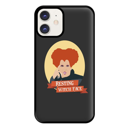 Resting Witch Face - Hocus Halloween Phone Case for iPhone 12 / 12 Pro